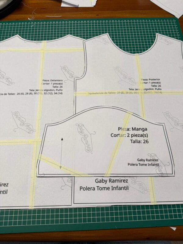 pack de patrones uniformes escolares